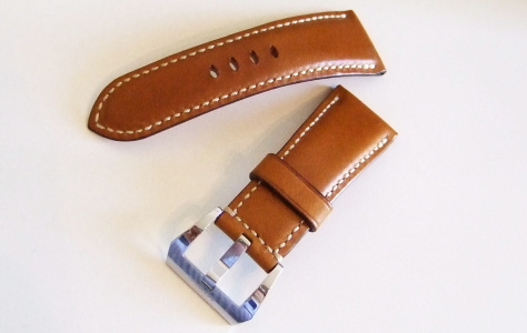 パネライ用 腕時計ストラップの自作 Leather Workshop Tokei Zanmai 時計三昧